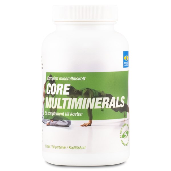 Core Multiminerals, 90 tablettia