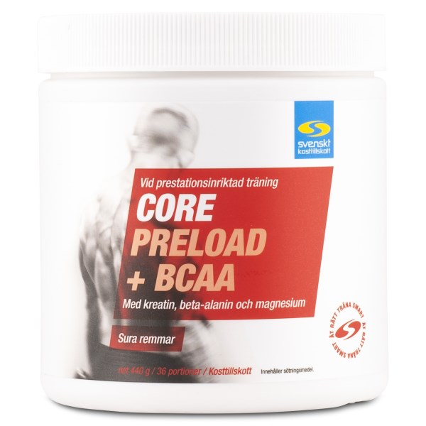 Core Preload + BCAA, Happamat Remmit, 440 g