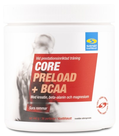 Pienoiskuva Core Preload + BCAA, Happamat Remmit, 440 g