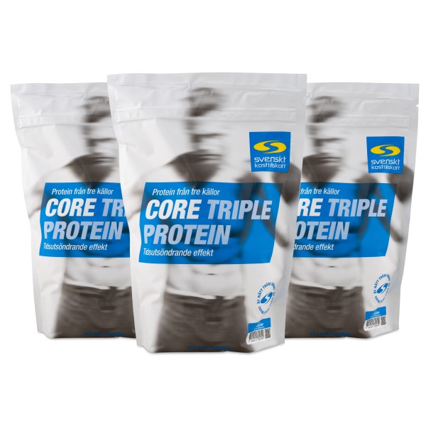 Core Triple Proteiini, Mansikka, 3 kg