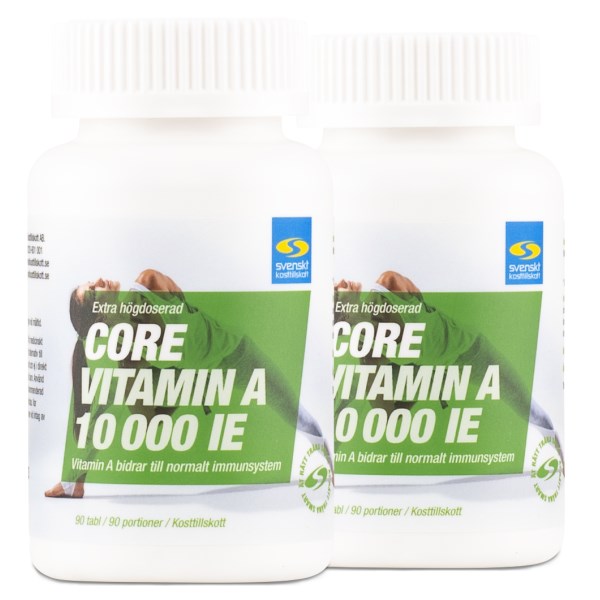 Core A-vitamiini 10000 IE, 180 tablettia