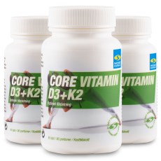 Pienoiskuva Core Vitamin D3+K2, 270 tablettia