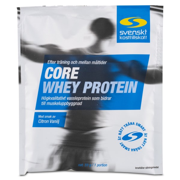 Core Whey Annospussit, Sitruuna & Vanilja, 33 g