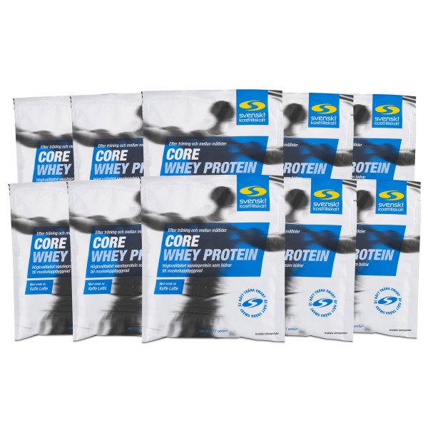 Core Whey Annospussit, Kahvi Latte, 10-pack
