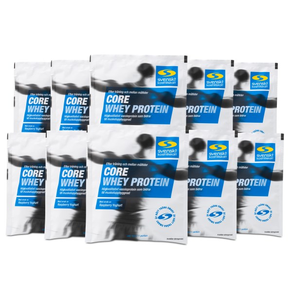 Core Whey Annospussit, Raspberry Yoghurt, 10-pack