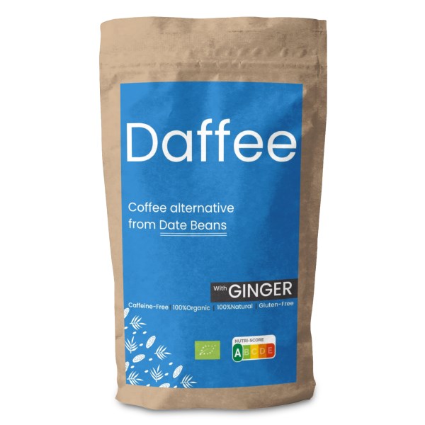 Daffee Koffeinfritt Dadelkaffe, Inkivääri, 250 g