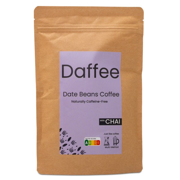 Daffee Koffeinfritt Dadelkaffe, Chai, 250 g