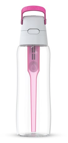 Pienoiskuva Dafi Vesipullo Suodattimella, Solid , 0.7 L, Vaaleanpunainen