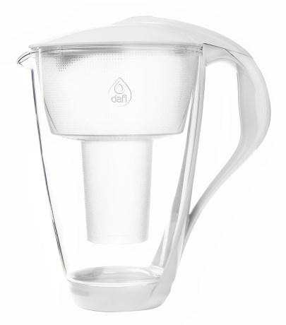 Pienoiskuva Dafi Vedenpuhdistaja Lasista, 2,0 L, Valkoinen