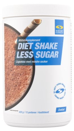 Pienoiskuva Diet Shake Less Sugar, Suklaa, 420 g