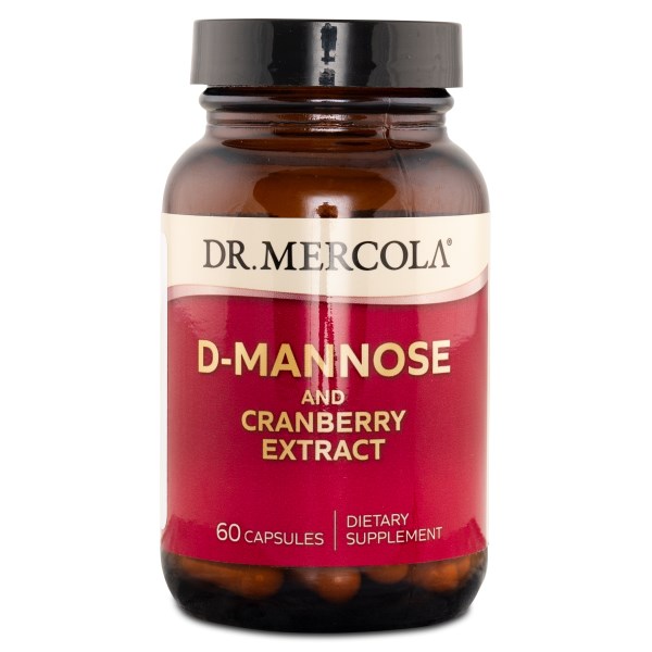 Dr Mercola D-Mannose & Cranberry, 60 kapselia
