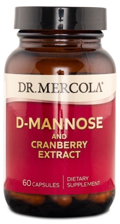 Pienoiskuva Dr Mercola D-Mannose & Cranberry, 60 kapselia