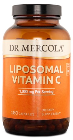 Pienoiskuva Dr Mercola Liposomal Vitamin C, 180 kapselia