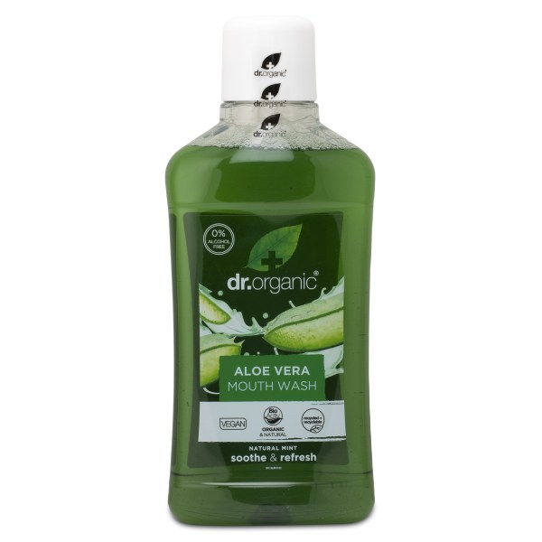 Dr Organic Aloe Vera Suuvesi, 500 ml