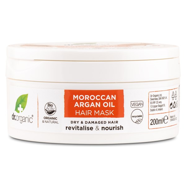 Dr Organic Arganöljy Hiusnaamio, 200 ml