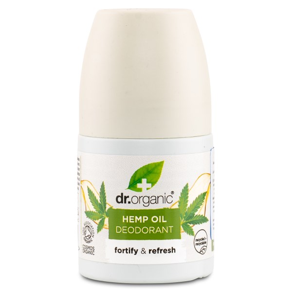 Dr Organic Hamppuöljy Deo Roll-on, 50 ml
