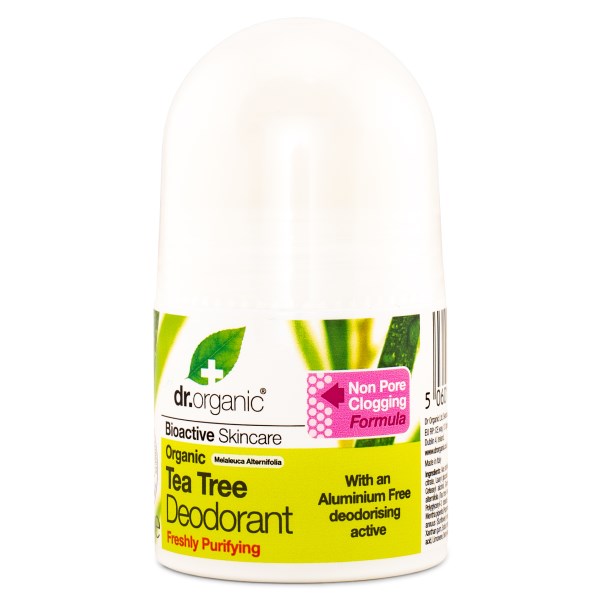 Dr Organic Tea Tree Deodorant, 50 ml