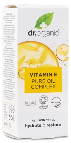 Pienoiskuva Dr Organic E-vitamiini �ljy, 50 ml