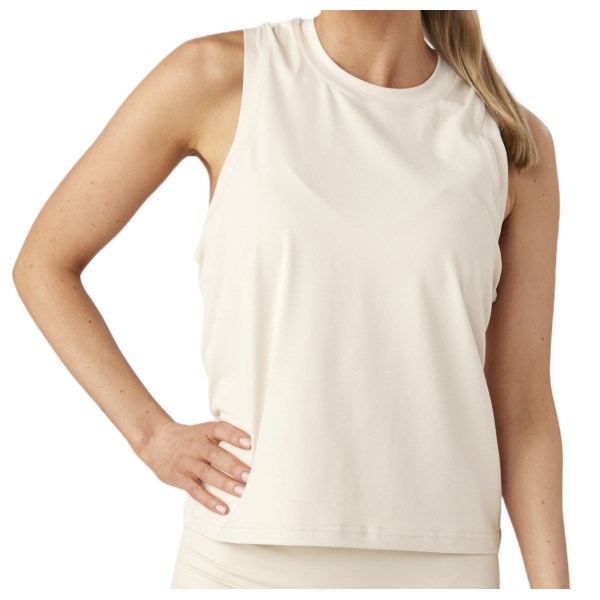 Drop Of Mindfulness Relaxed Tank Top, M, Cream White