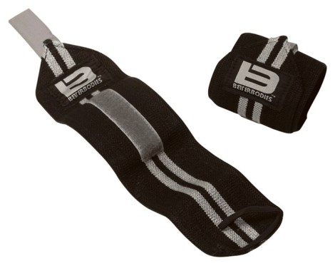 Pienoiskuva Better Bodies Elastic Wrist Wraps, One size, Musta