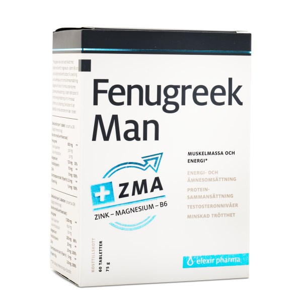 Elexir Pharma Fenugreek Man, 60 tablettia