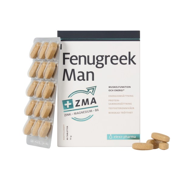Elexir Pharma Fenugreek Man, 60 tablettia