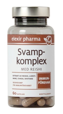 Pienoiskuva Elexir Pharma Reishi-sienikompleksi , 60 kapselia