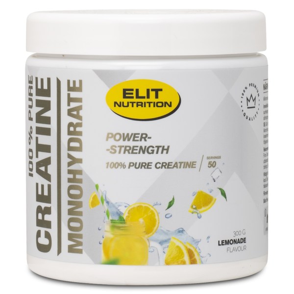 ELIT 100% Pure Creatine Monohydrate, Lemonaadi, 300 g