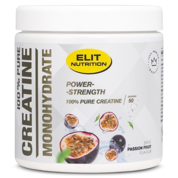 ELIT 100% Pure Creatine Monohydrate, Passion, 300 g