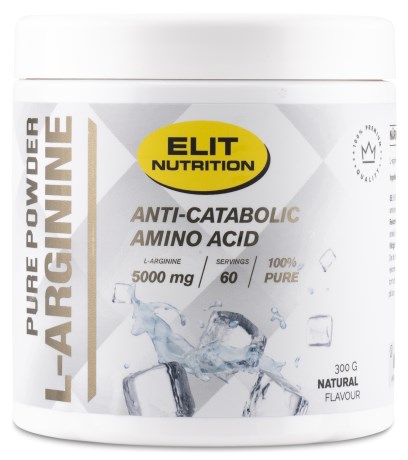 Pienoiskuva ELIT 100% Pure L-arginine Powder, Maustamaton, 300 g