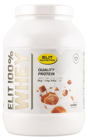 Pienoiskuva ELIT 100% Whey, Caramel, 900 g