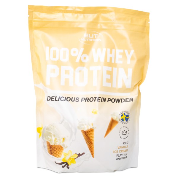 ELIT 100% Whey, Vanilla Ice Cream, 900 g
