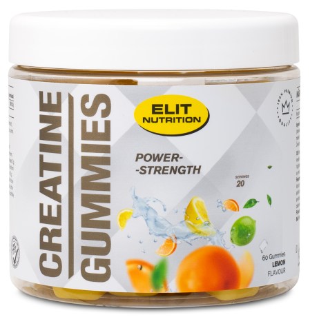 Pienoiskuva ELIT Creatine Gummies, Lemonade, 60 Vitamiinigummya