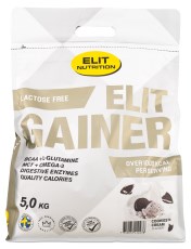 Pienoiskuva ELIT Gainer Laktoositon , Cookies & Cream, 5 kg