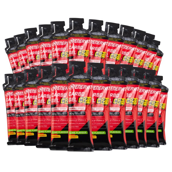 Enervit C2:1 Carbo Gel, Lime, 24 kpl