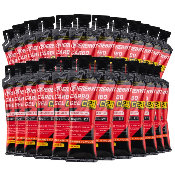 Enervit C2:1 Carbo Gel, Appelsiini, 24 kpl