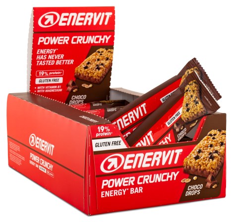 Pienoiskuva Enervit Power Crunchy Sport Bar, Suklaa, 25-pack