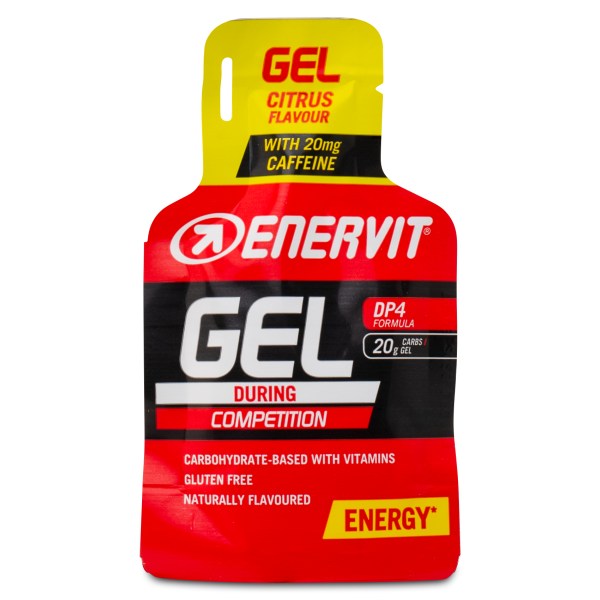Enervit Sport Caffeine Gel, Sitruuna, 25 ml
