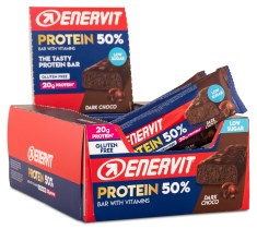 Pienoiskuva Enervit Sport Protein Bar, Dark chocolate, 12 kpl