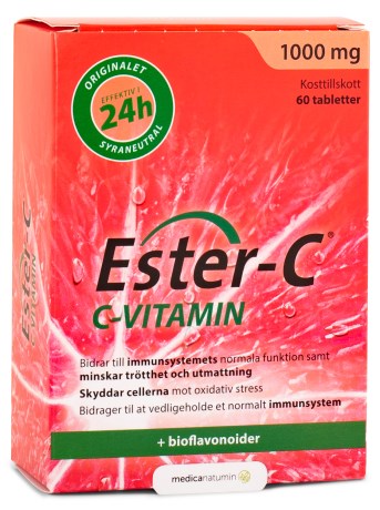 Pienoiskuva Ester-C, 1000 mg, 60 tablettia