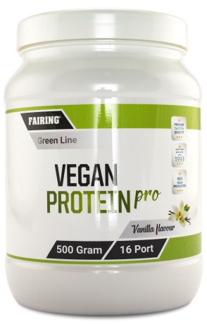 Pienoiskuva Fairing Vegan Protein Pro, Vanilja, 500 g