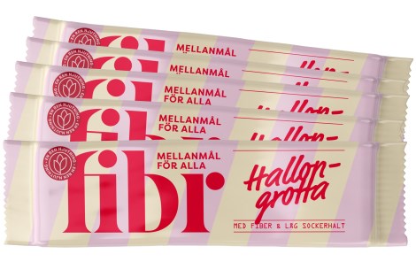 Pienoiskuva Fibr Bars, Vadelmamurunen, 5-pack