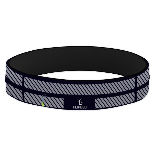 FlipBelt Zip Reflective, S, Musta
