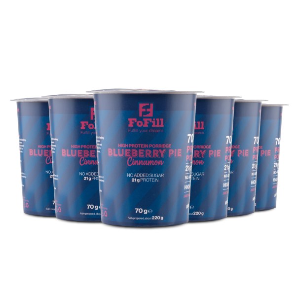 FoFill Meal Proteiinipitoinen Puuro, Mustikka, 70 g