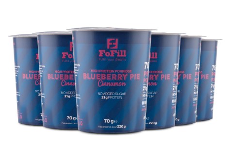 Pienoiskuva FoFill Meal Proteiinipitoinen Puuro, Mustikka, 70 g