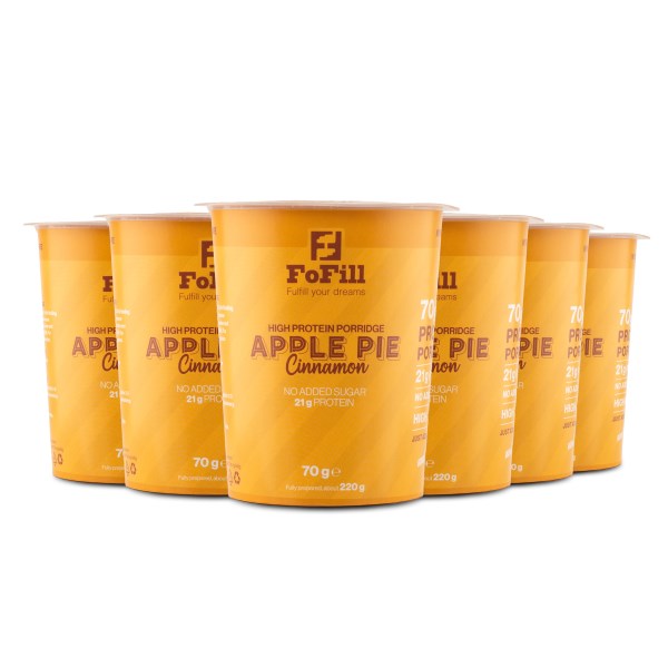 FoFill Meal Proteiinipitoinen Puuro, Apple & Cinnamon, 70 g