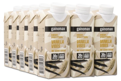 Pienoiskuva Gainomax High Protein Drink, Vanilla Vibes, 15-pack