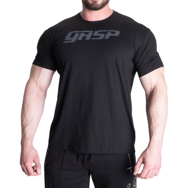 Gasp Legacy Gym Tee, L, Musta