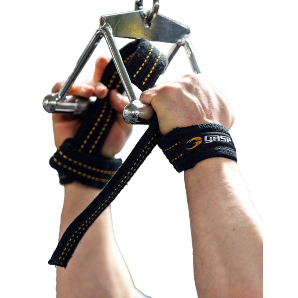 Gasp Lifting Straps, Musta