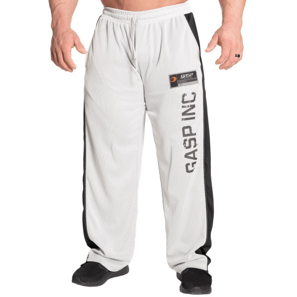 Gasp No1 mesh pant, XXL, White/Grey